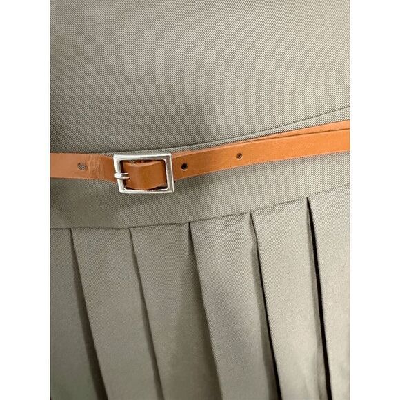 Anthropologie -Flat White Belted Skort - Picture 6 of 9